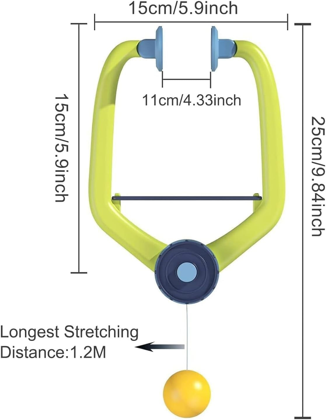 Indoor Hanging Table Tennis Training Paddle Set for Kids