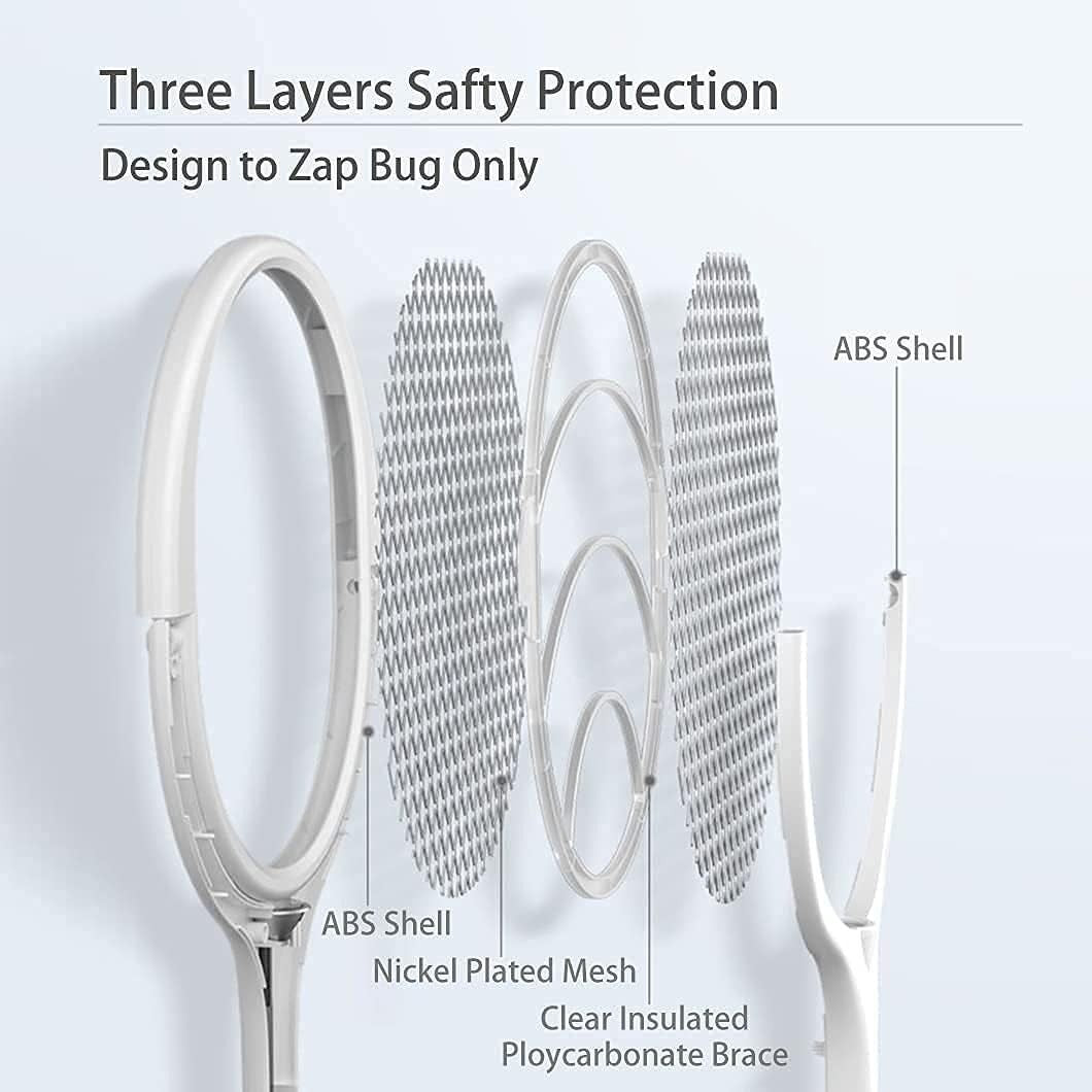 360° Rotatable Electric Mosquito Swatter