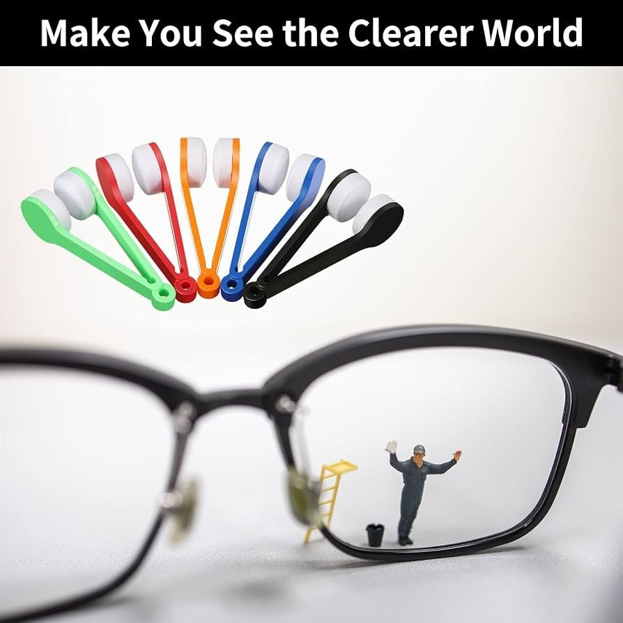Set Of 2 Mini Glasses Cleaners