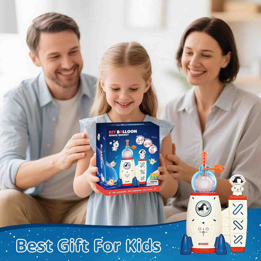 DIY Space Rocket Balloon Craft Kit – STEM Creative Play Set for Kids