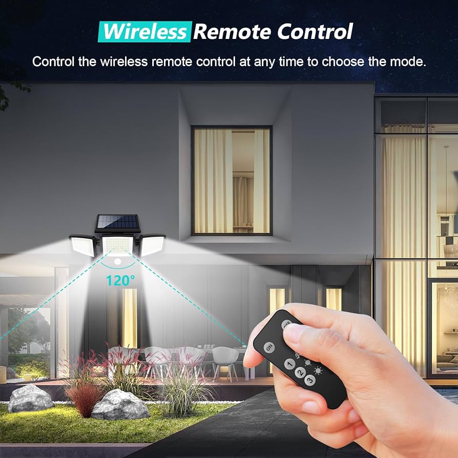 Solar Motion Sensor Security Light