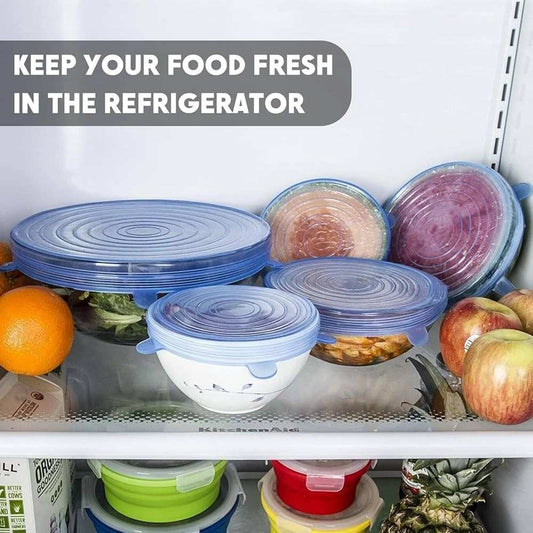Reusable Silicone Stretch Lids (6 sizes)