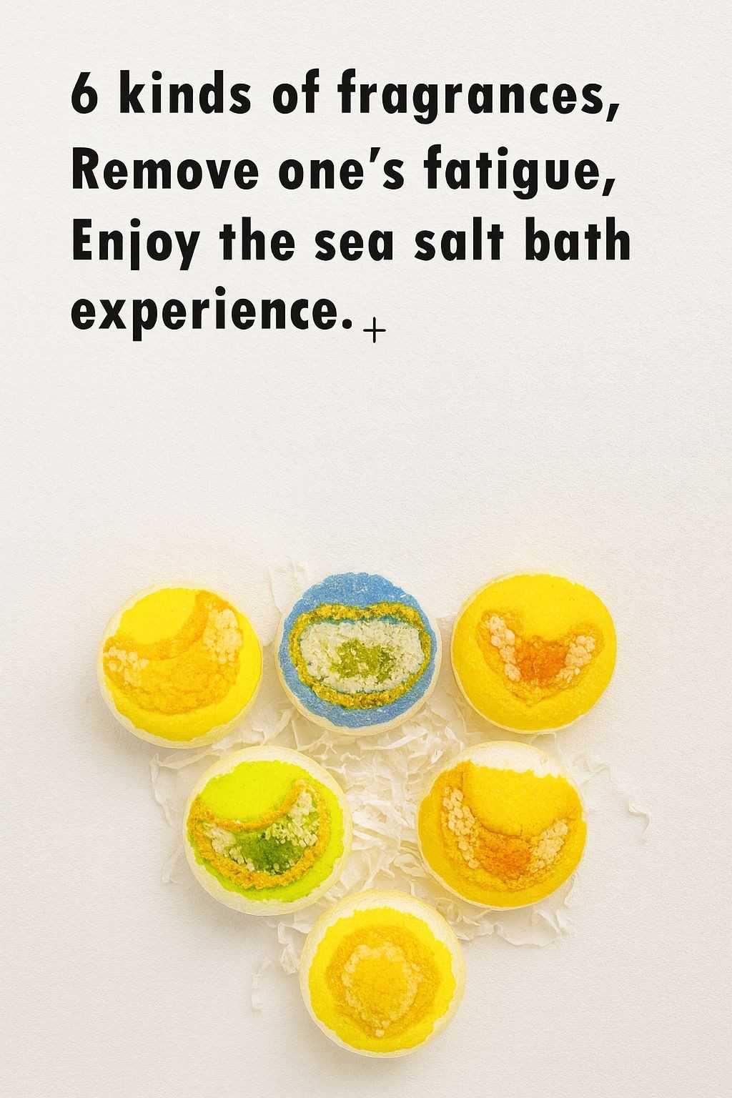 Crystal Romantic Bath Bombs – 6pcs Set
