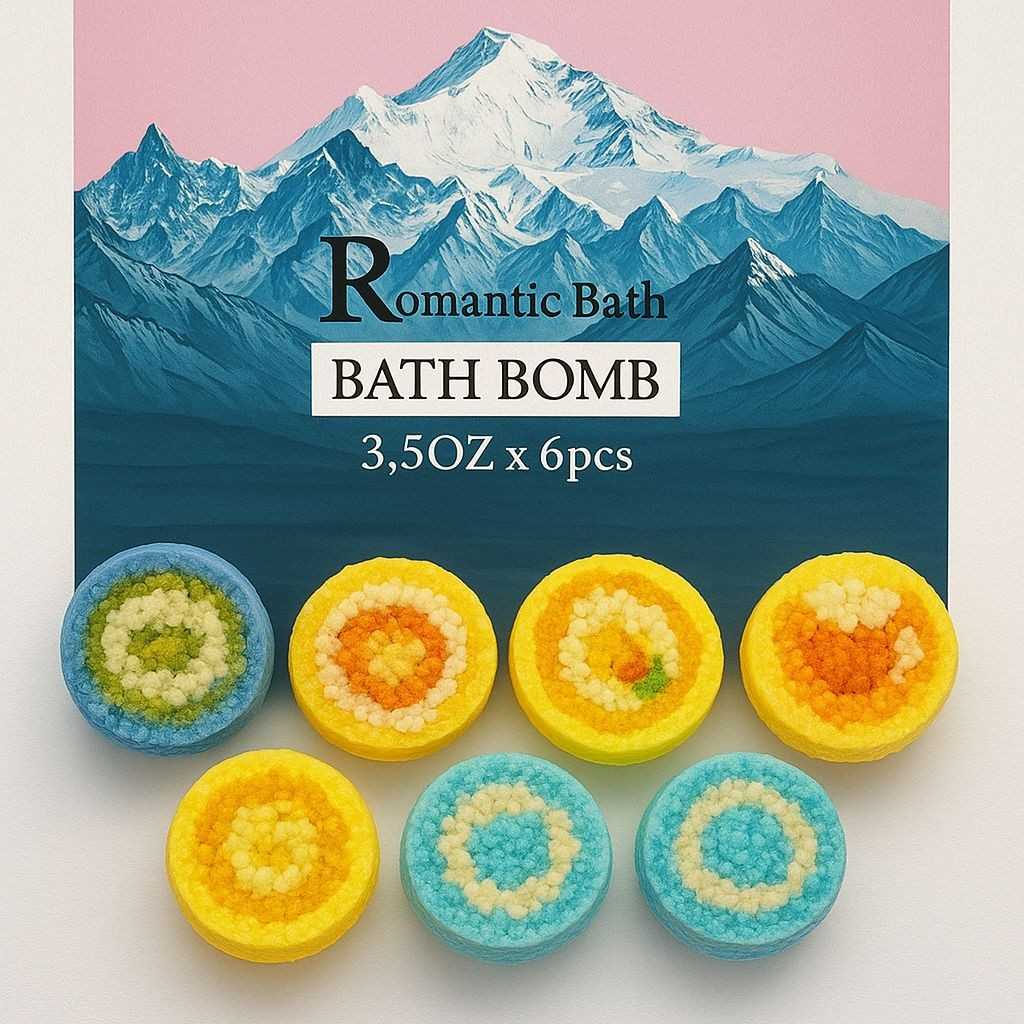 Romantic Bath Bombs – 6pc Set