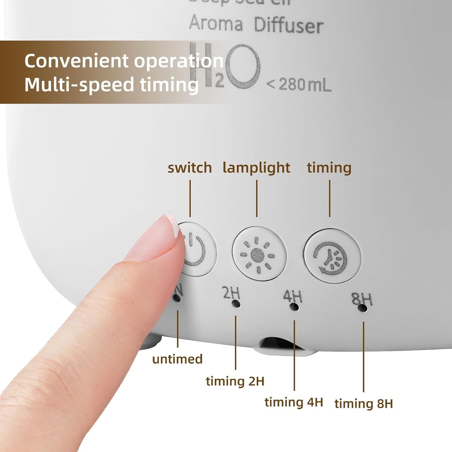 Jellyfish Aroma Diffuser & Humidifier with LED Light