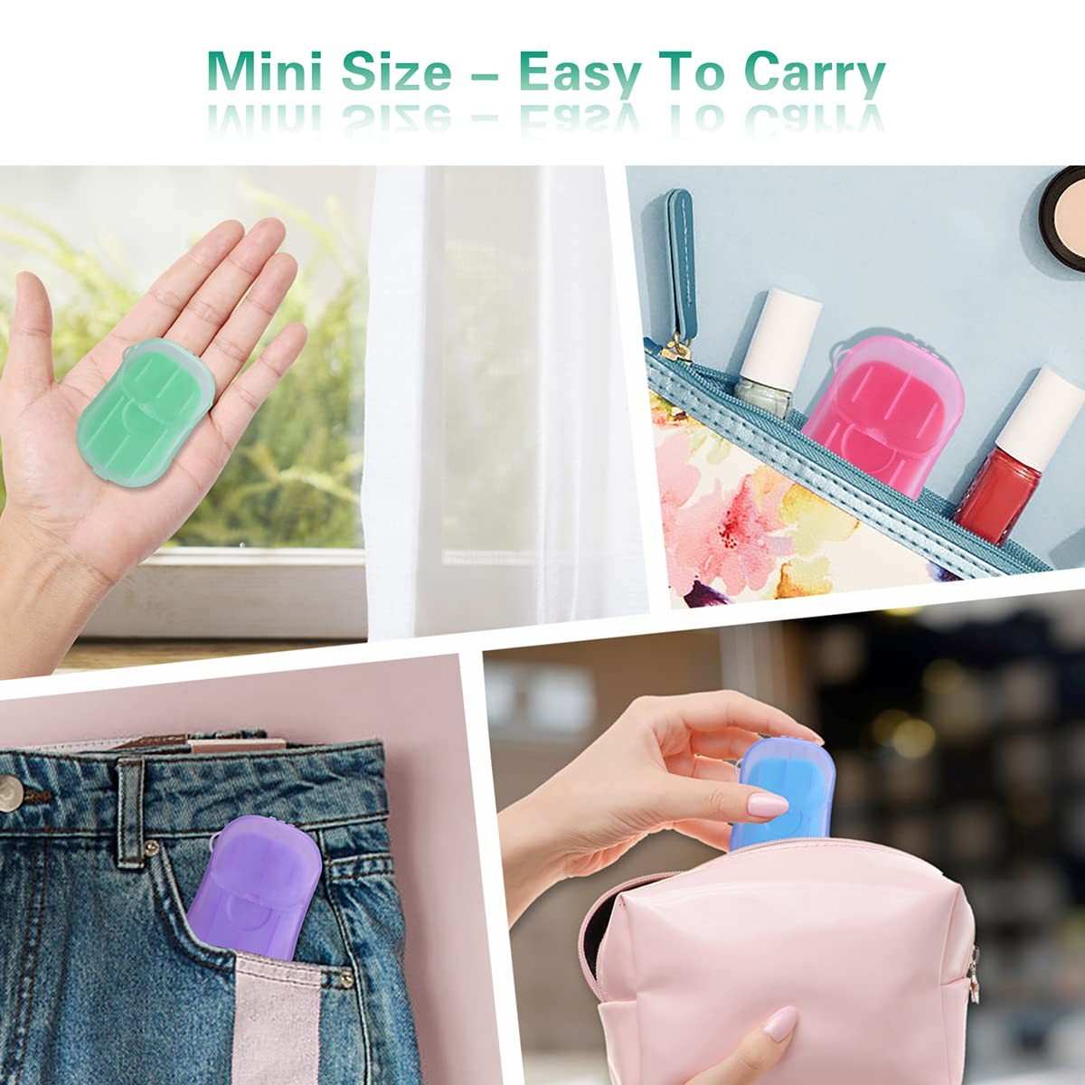 Set Of 4 Portable Soap (4 PCS)