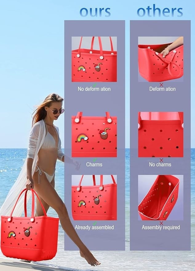 Large Size Waterproof EVA Beach Tote