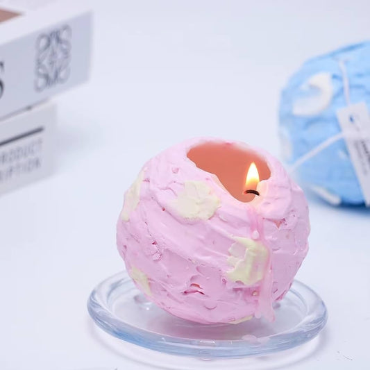 Romantic Round Candle