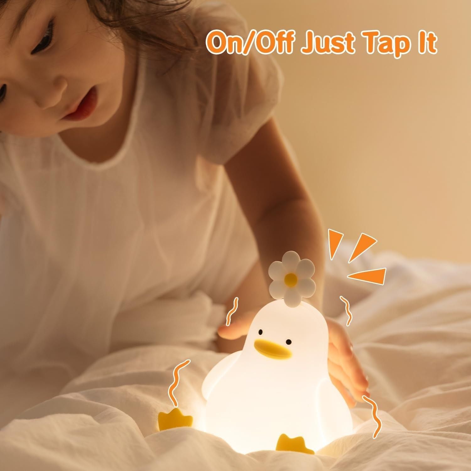 Cute Touch Sensor (Duck&Panda&Rabbit) LED Night Light
