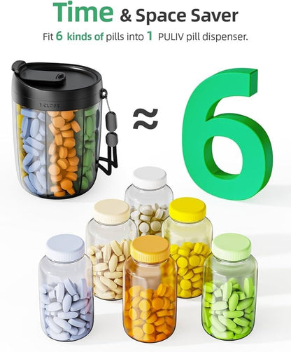 Portable Pill & Capsule Organizer