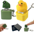 Interactive LED Light & Sound Animal Keychain Set of ( 1 Duck and 1 Frog)