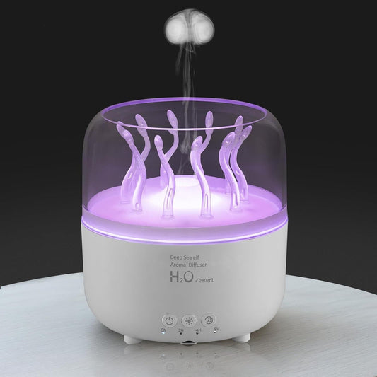 Jellyfish Aroma Diffuser & Humidifier with LED Light