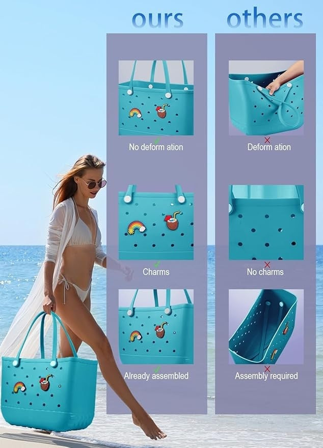 Large Size Waterproof EVA Beach Tote