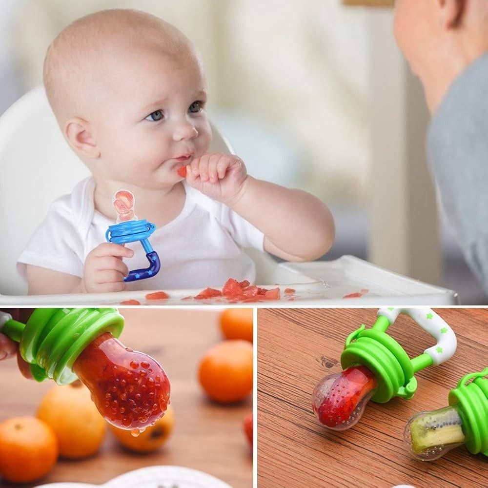 Set Of 3 Baby Fruit Food Feeders (3 PCS)