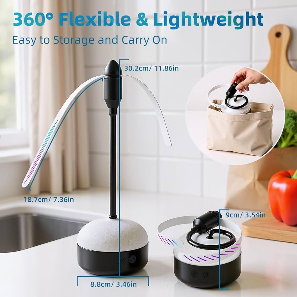 Fly Repellent Fan With Light