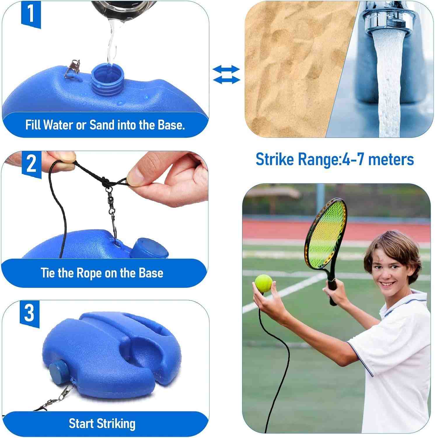 Self-Training Tennis Rebounder