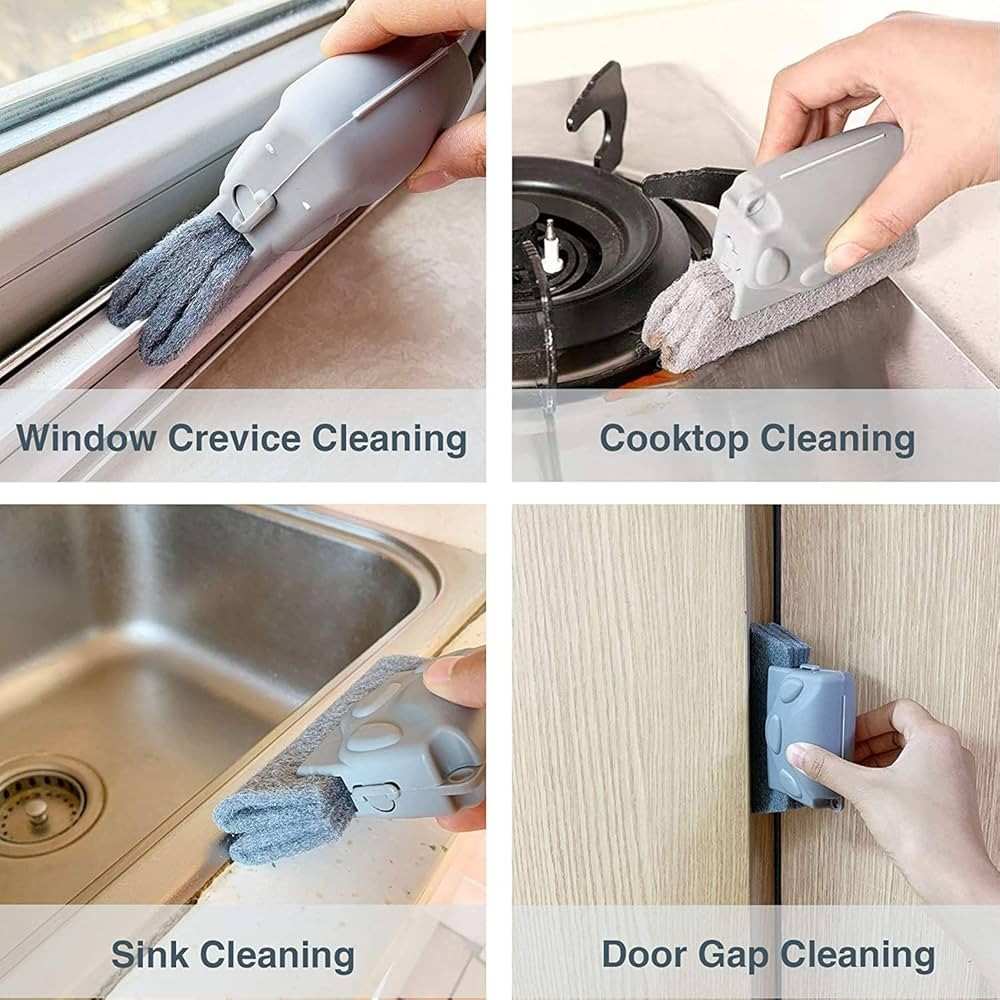 Set of 2 Multi-Purpose Gap Cleaning Brush (2 pcs mix colors)