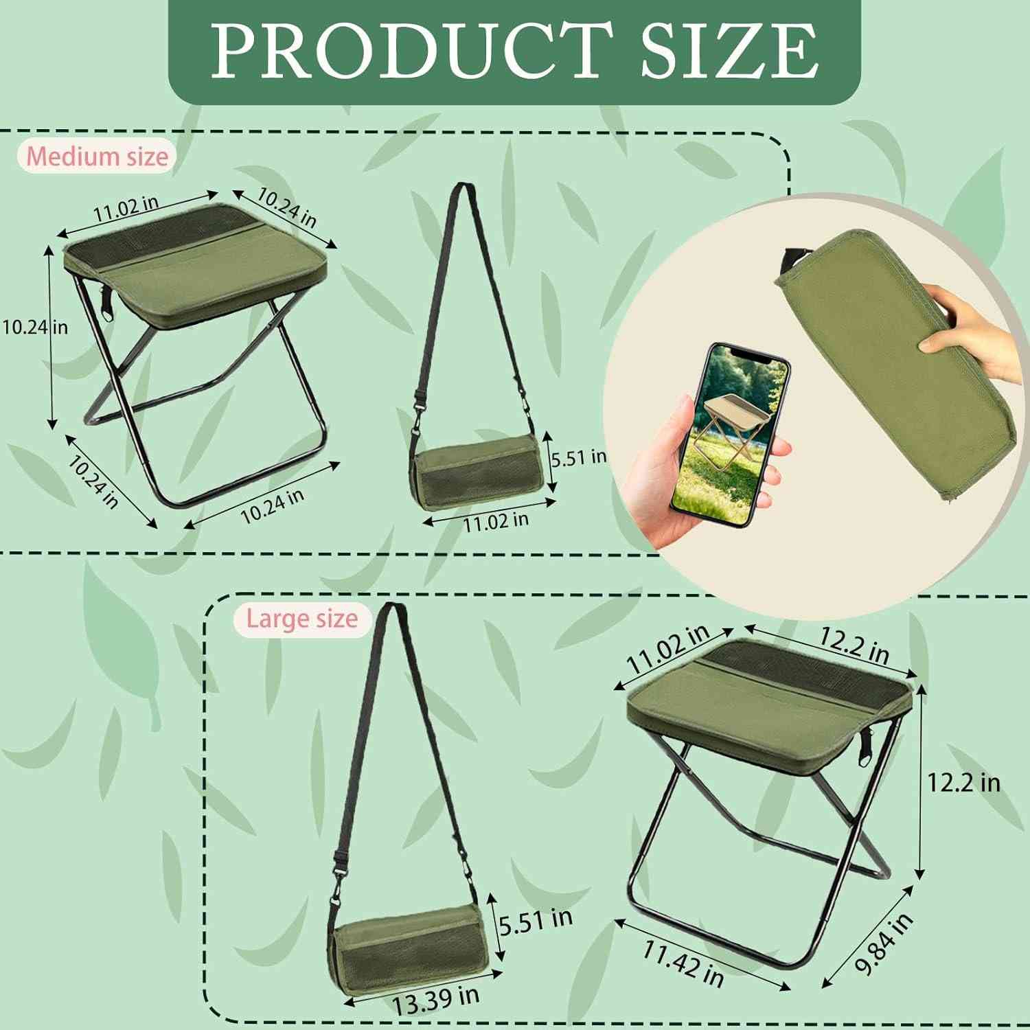 Portable Folding Stool for Camping & Hiking