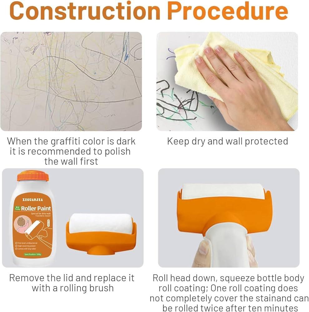 Roller Paint – Wall Repair & Touch-Up Solution