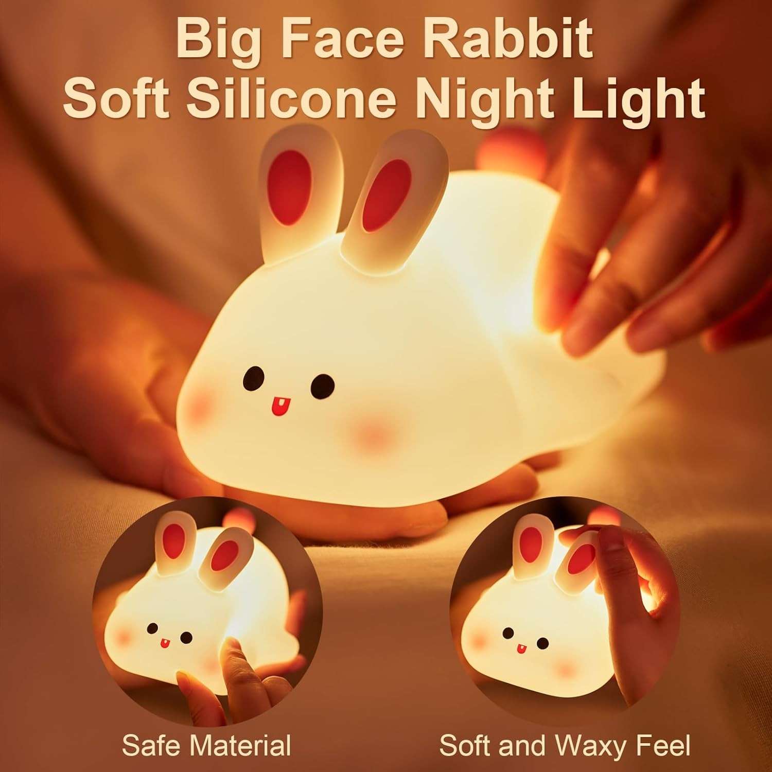Cute Touch Sensor (Duck&Panda&Rabbit) LED Night Light