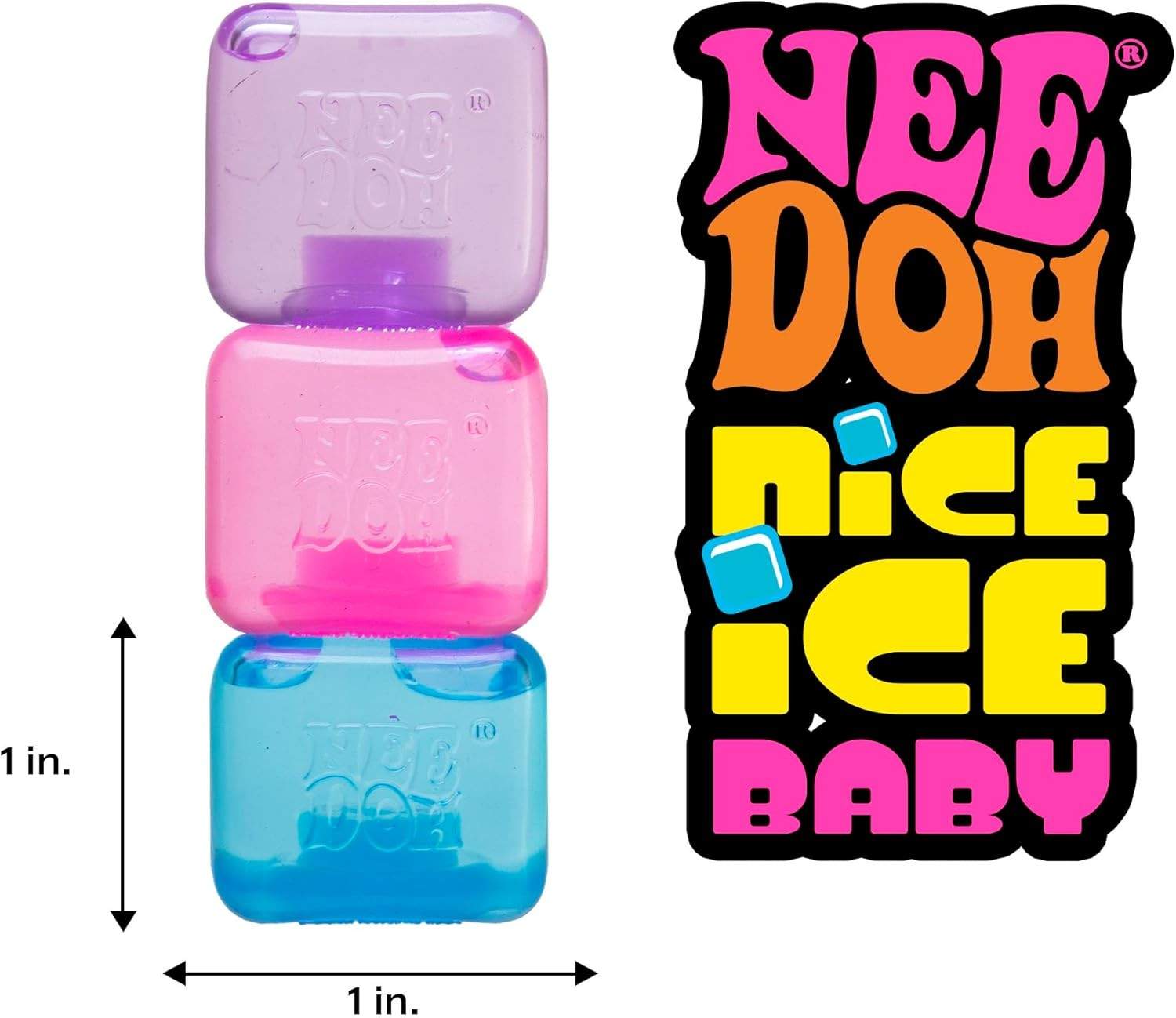 NeeDoh® Nice Ice Baby - Mini Ice Cube 4 pcs