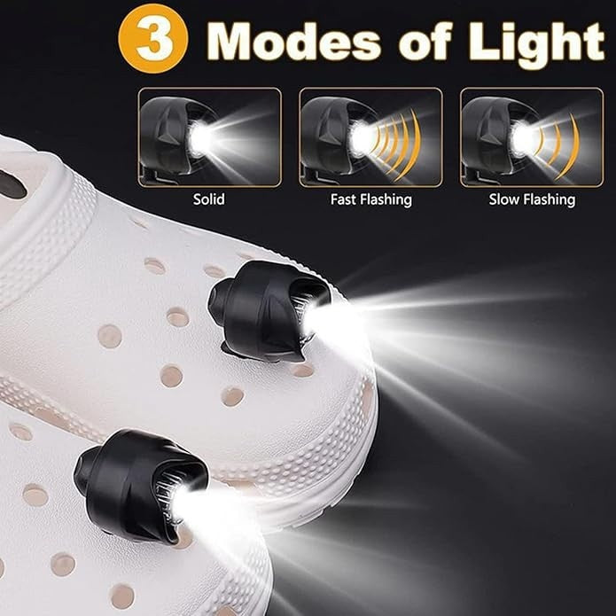 Set of 2 Mini LED Crocs Lights (2 PCS)
