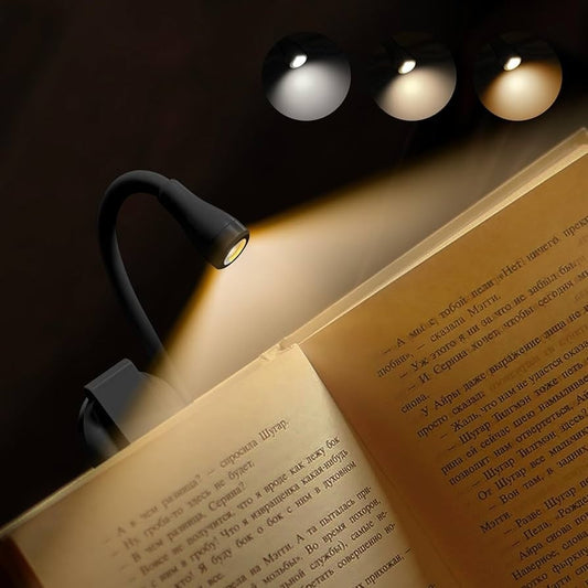 Portable Reading Lamp with Clip