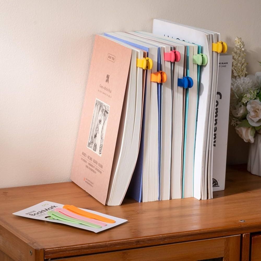 Colorful Clip Bookmarks (Set of 3)