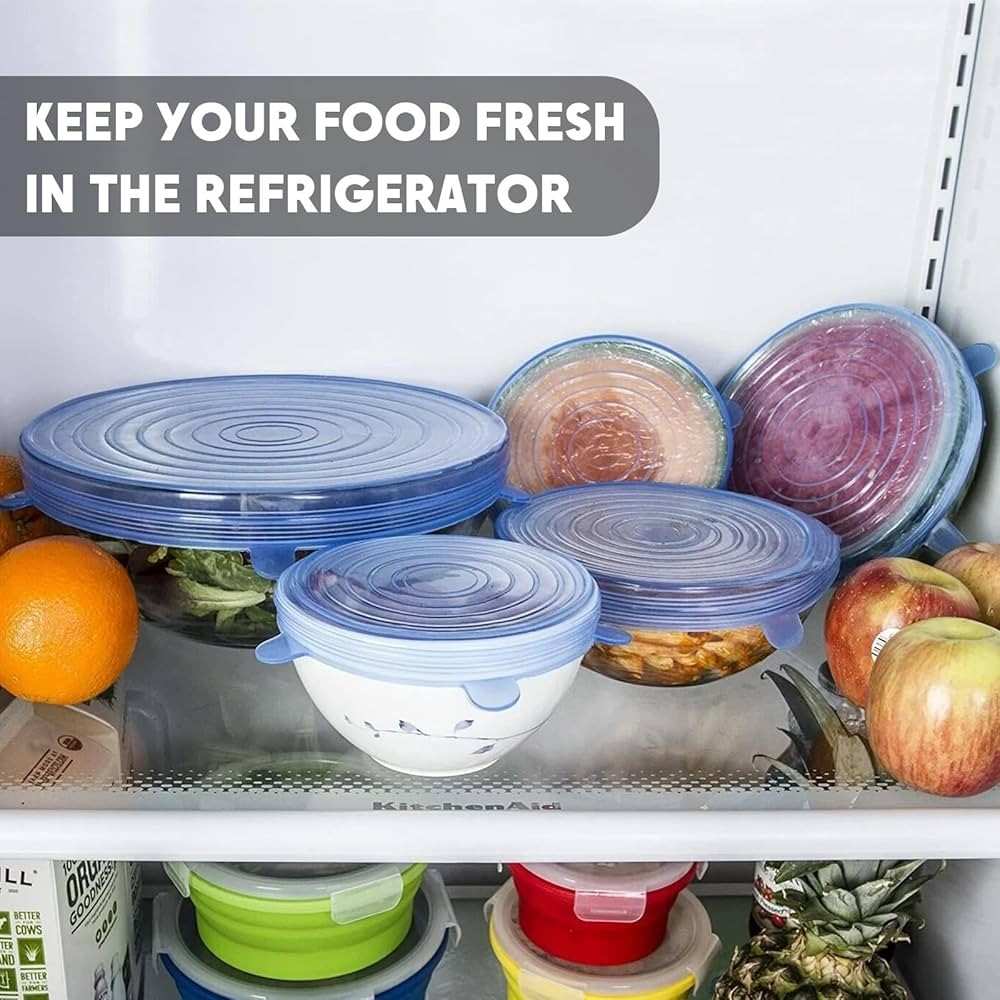 Reusable Silicone Stretch Lids (6 sizes)