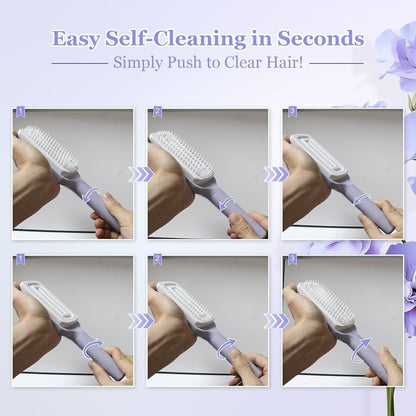 Self-Cleaning Hair Brush