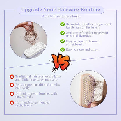 Self-Cleaning Hair Brush