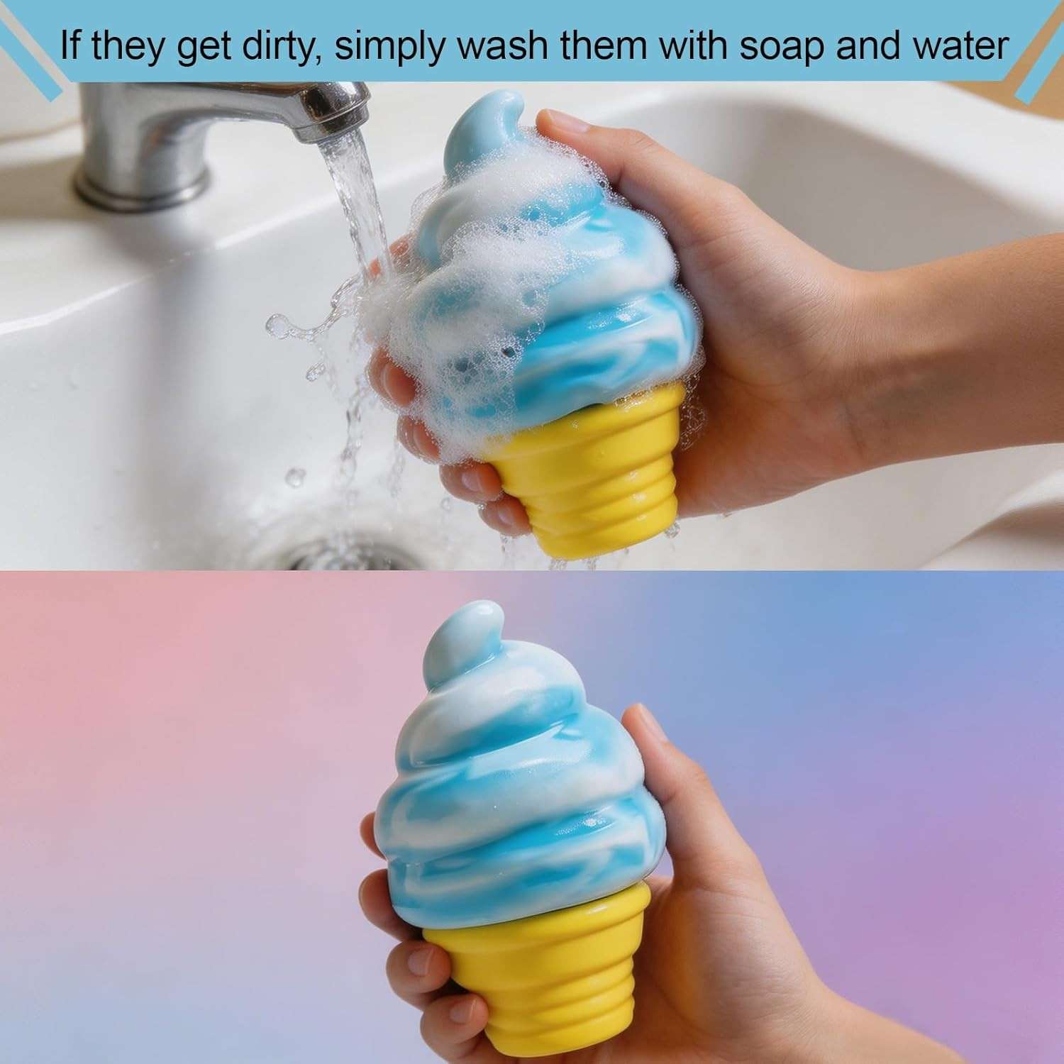 NeeDoh® Nice Cream Cone Squishy