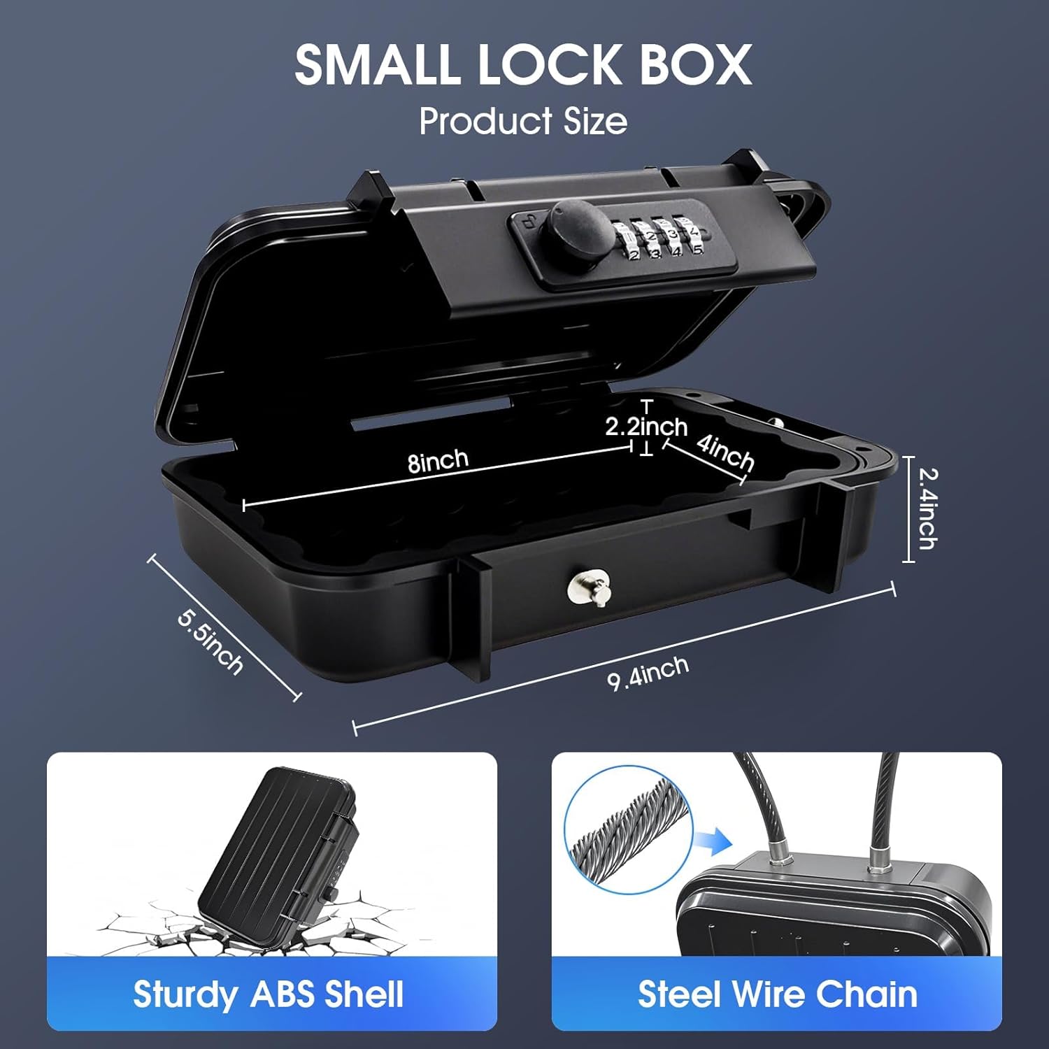 Portable Beach Safe Box