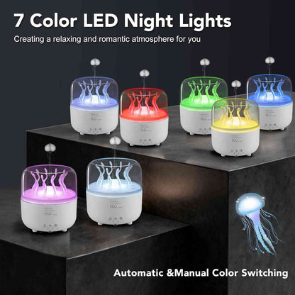 Jellyfish Aroma Diffuser & Humidifier with LED Light