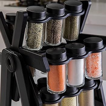 Rotating Spice Organizer Rack