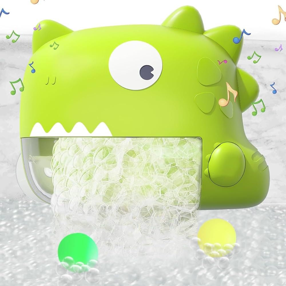 Baby Bath Bubble Machine with Music (Dinosaur Design)