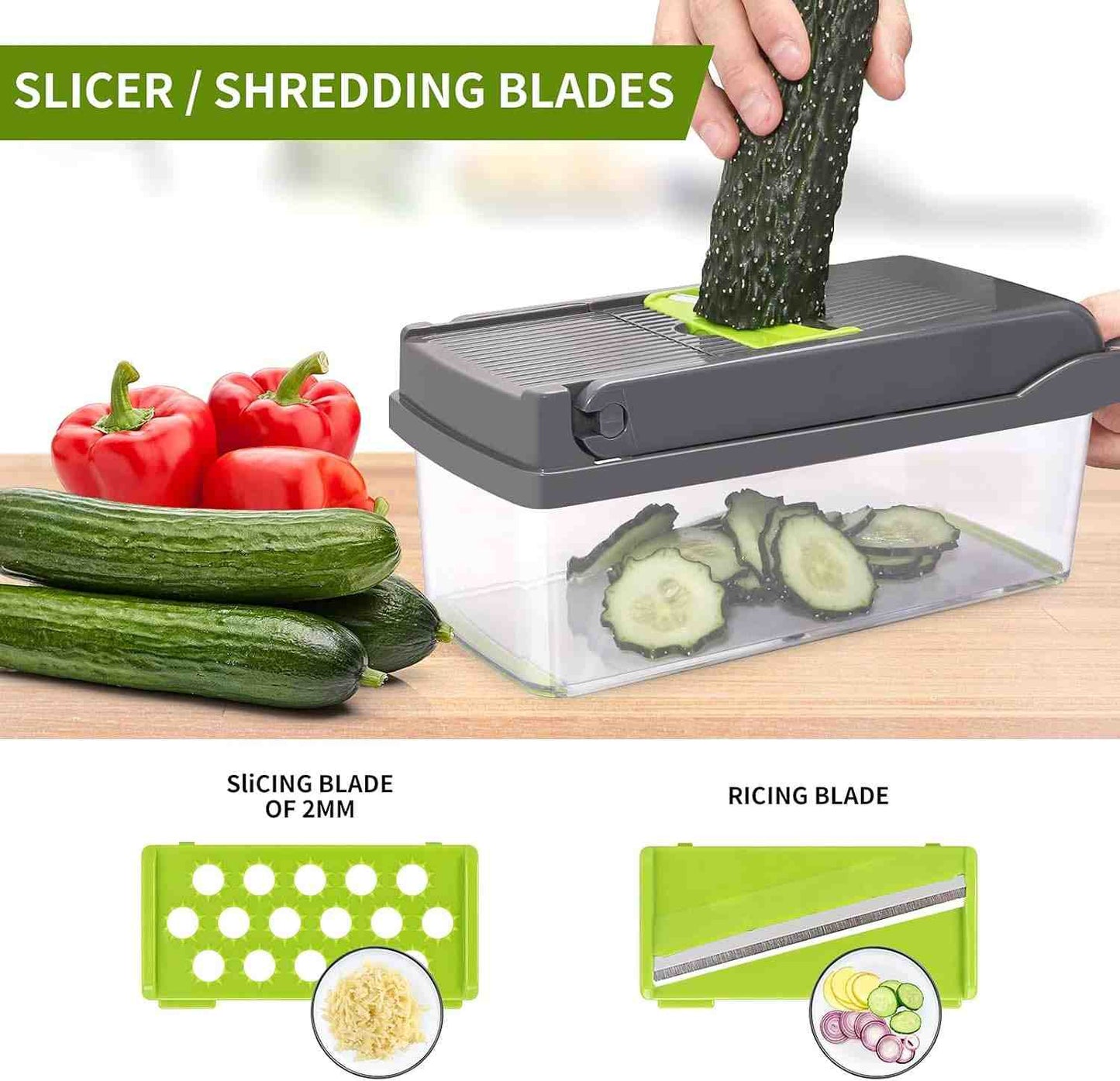 14 in 1 Vegetable Cutter for Home Cooking for Everyday Meals