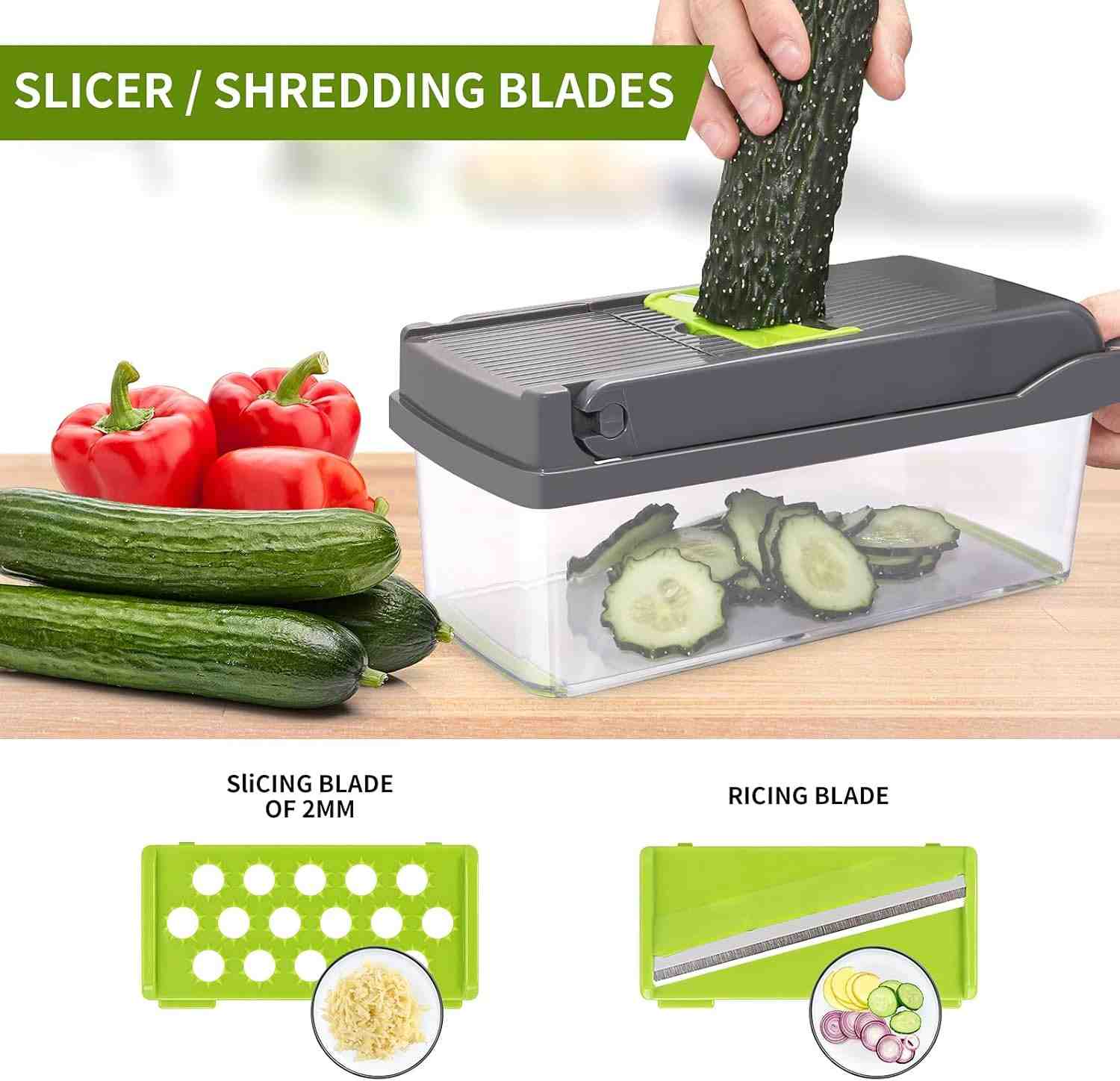 14 in 1 Vegetable Cutter for Home Cooking for Everyday Meals