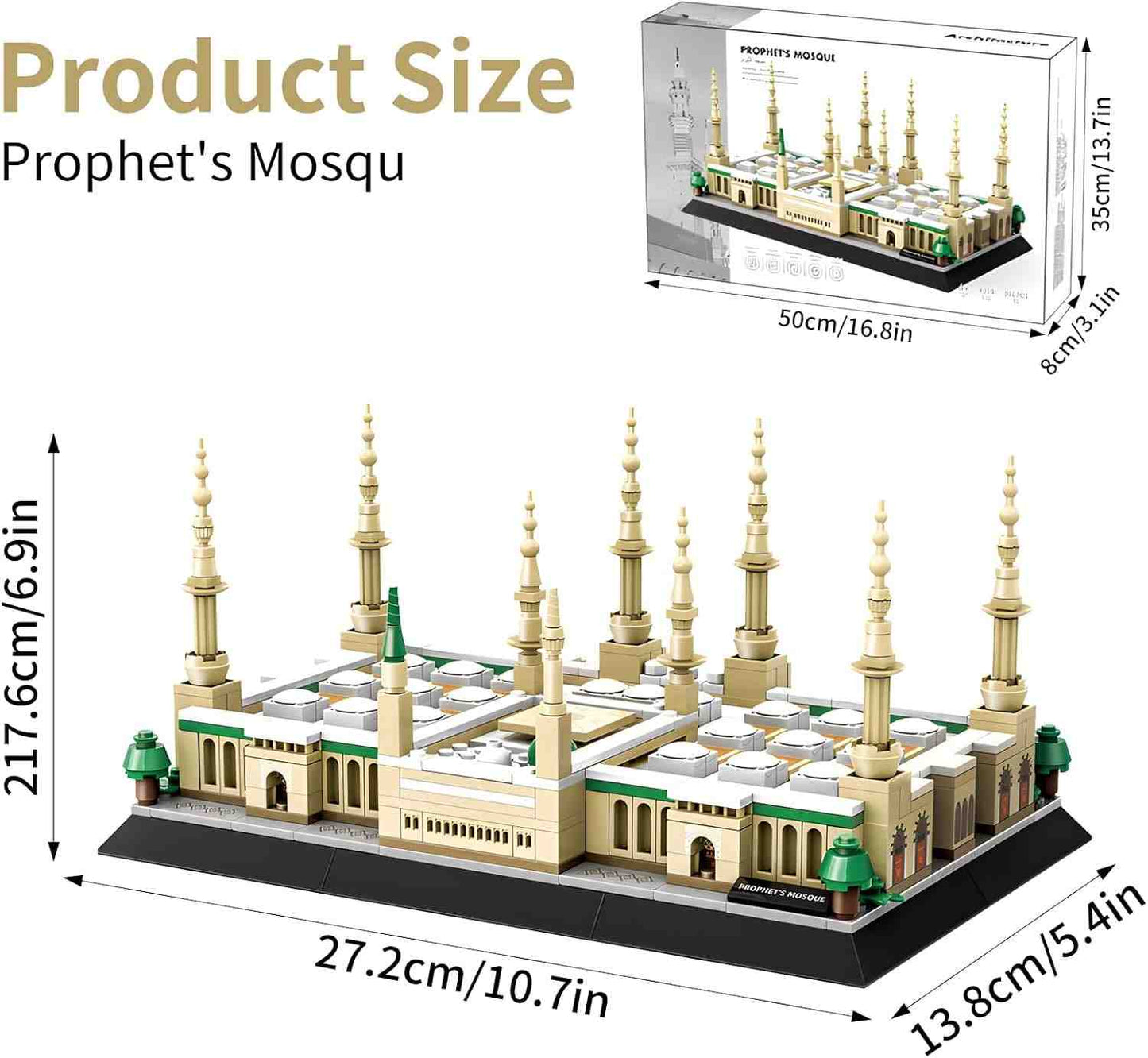 Masjid Al-Nabawi Building Blocks Set