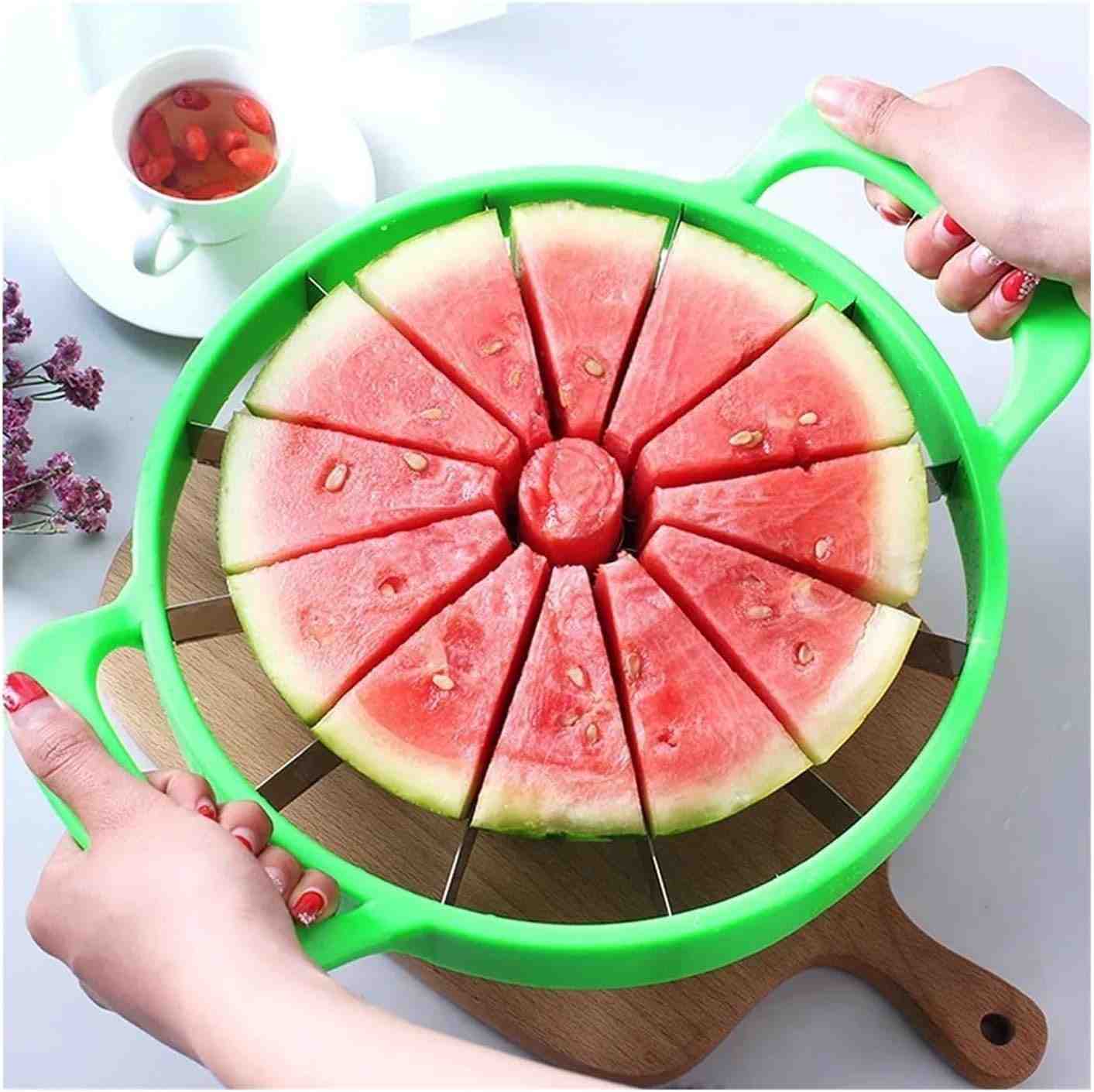 Stainless Steel Fruits Cutter (Watermelon-Pineapple-Apple-Pear...)