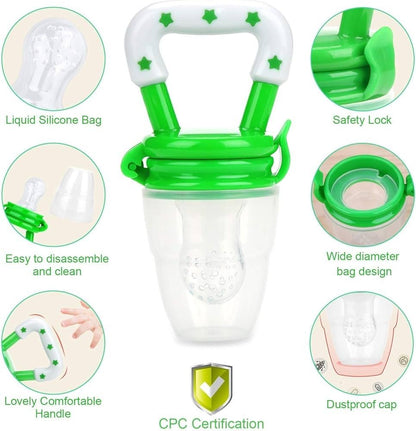 Set Of 3 Baby Fruit Food Feeders