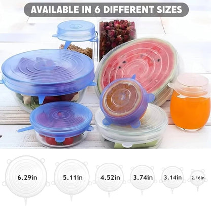 Reusable Silicone Stretch Lids