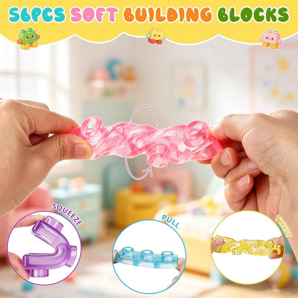 Gummy Blocks For Kids (16pcs)