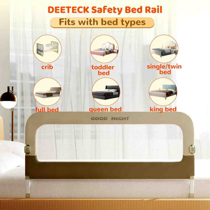Adjustable Baby Bed Safety Rail