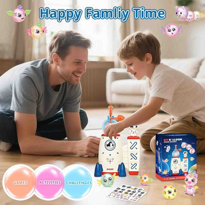 DIY Space Rocket Balloon Craft Kit – STEM Creative Play Set for Kids