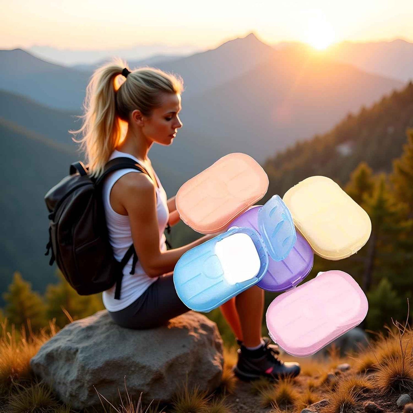 Set Of 4 Portable Soap (4 PCS)