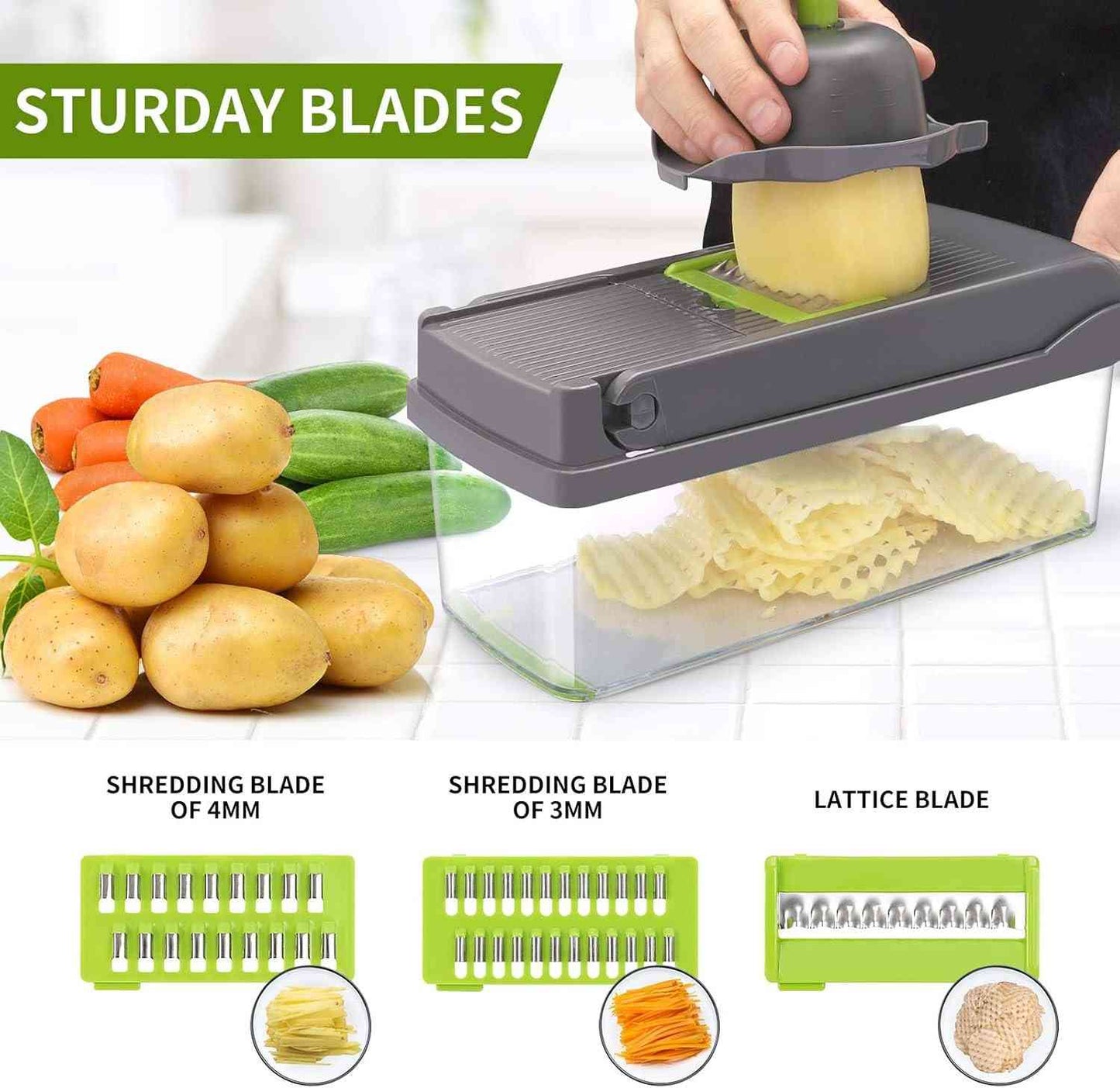 14 in 1 Vegetable Cutter for Home Cooking for Everyday Meals