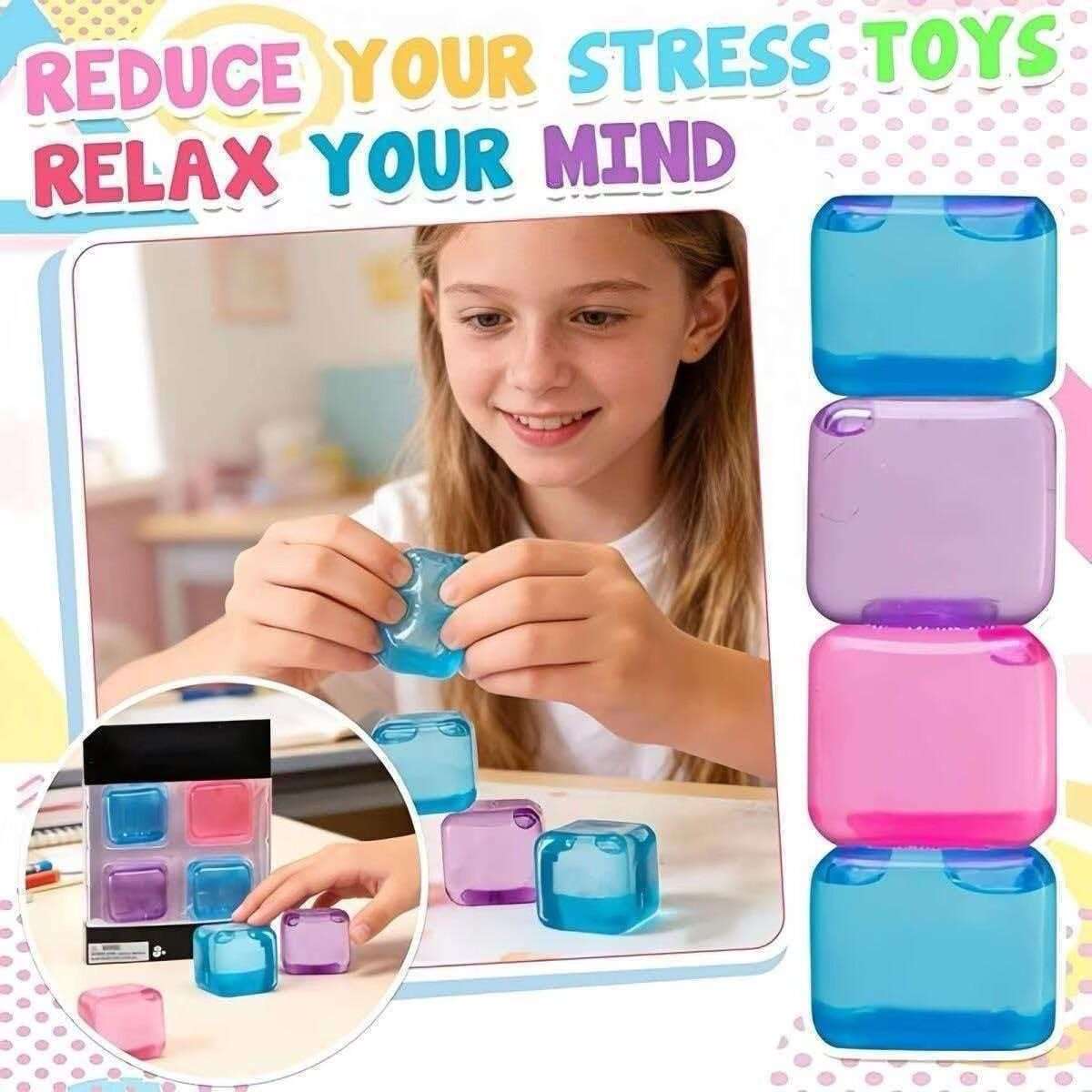 NeeDoh® Nice Ice Baby - Mini Ice Cube 4 pcs