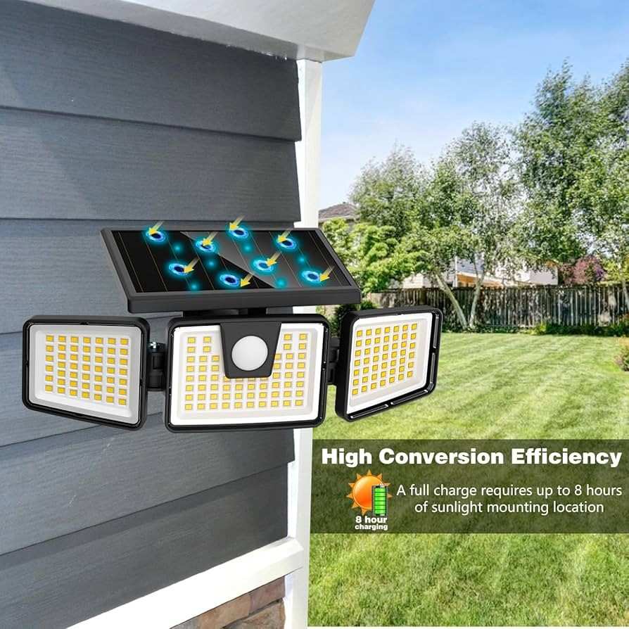 Solar Motion Sensor Security Light