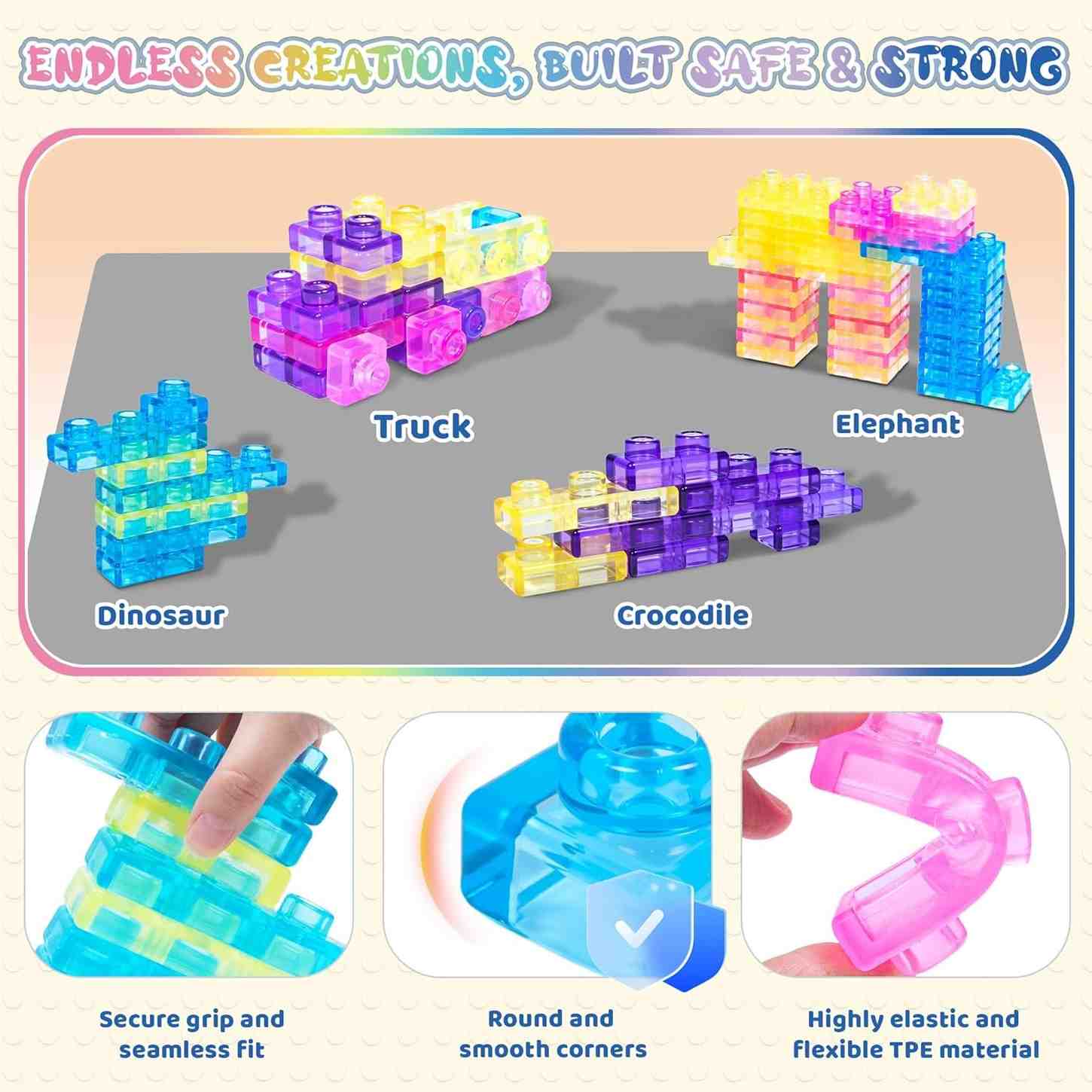Gummy Blocks For Kids (16pcs)